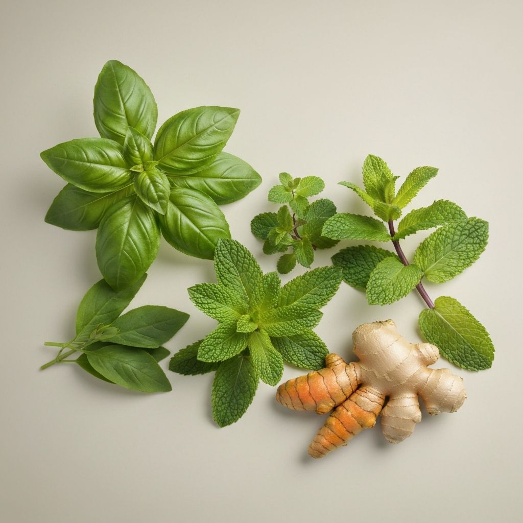 Fresh herbal ingredients